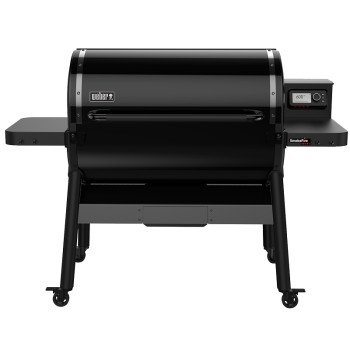 Weber 23722001 Free-Standing Pellet Grill, 1157 sq-in Primary Cooking Surface, Smoker Included: Yes, Black