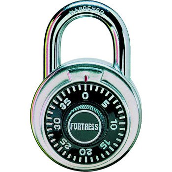 Master Lock 1850D Padlock, 5/16 in Dia Shackle, 3/4 in H Shackle, Steel Shackle, Stainless Steel Body, 1-7/8 in W Body