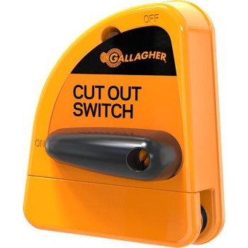 Gallagher G60731 Cut-Out Switch, Plastic, Orange/Yellow