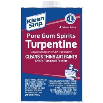 Klean Strip QGT69 Gum Spirit Thinner, Liquid, Pine, Clear, 1 qt