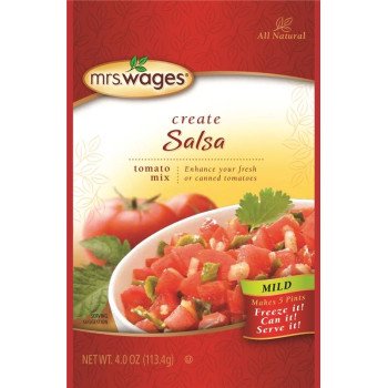 Mrs. Wages W664-J7425 Salsa Tomato Mix, 4 oz Pouch