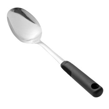 Good Grips 11283100 Spoon, 12.35 in OAL, Stainless Steel, Polished