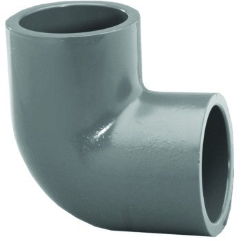 Lasco 806015BC Pipe Elbow, 1-1/2 in, Slip, 90 deg Angle, PVC, SCH 80 Schedule