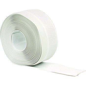 M-D 65770 Wall Base, 20 ft L, 2-1/2 in W, Vinyl, White