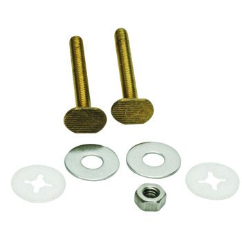 Fluidmaster 7111 Bowl-to-Floor Bolt, Brass