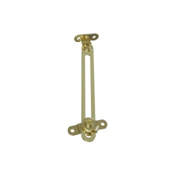 National Hardware N208-637 Friction Lid Support, Steel, Brass, 6 in L