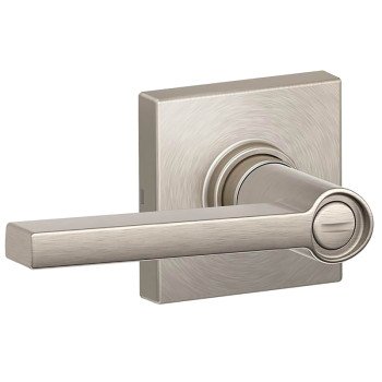 Schlage J Series J40 SOL 619 COL Privacy Lever, Mechanical Lock, Satin Nickel, Metal, Residential, 3 Grade