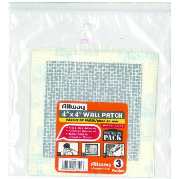 ALLWAY WP4-3 Drywall Patch, 4 x 4 in Dimensions