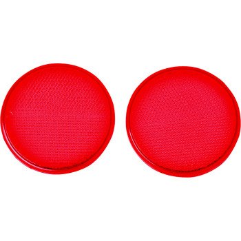 Hy-Ko CDRF-4R Carded Reflector, 9.63 in L Post, Red Reflector