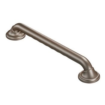 Moen LR8716D3GOWB Grab Bar, 500 lb, Stainless Steel, Old World Bronze