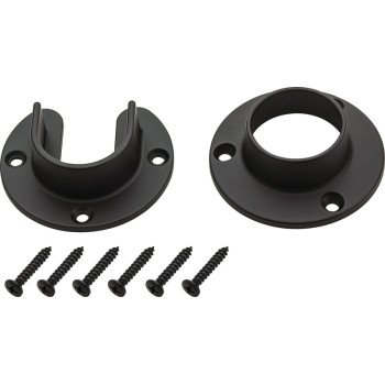 National Hardware V8600 S822-081 Closet Flange Set, Zinc, Oil-Rubbed Bronze