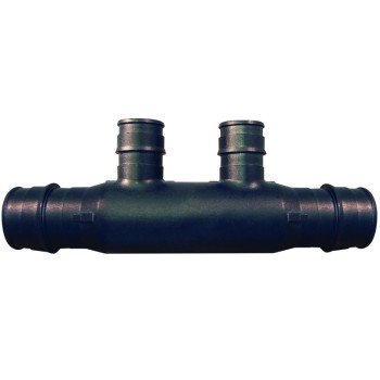 Apollo ExpansionPEX Series EPXM2PTO Open End Manifold, 4.42 in OAL, 2-Inlet, 3/4 in Inlet, 2-Outlet, 1/2 in Outlet