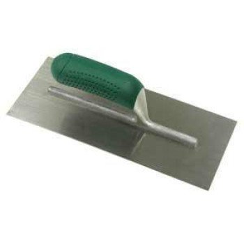 Richard PC-110 Finishing Trowel, 10 in L Blade, 4 in W Blade, HCS Blade, Ergonomic Handle, Rubber Handle