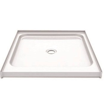 Maax 148022-000-002293 Shower Base, 32 in W, 32 in H, Fiberglass