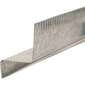 Amerimax 5651500120 Z-Bar Flashing, 10 ft L, 5/8 in W, Galvanized Steel