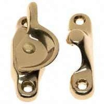 Schlage 07MB-605 Window Sash Lock, Solid Brass, Brass