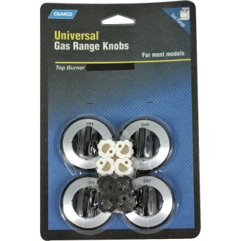 00943 BLACK GAS BURNER KNOB   