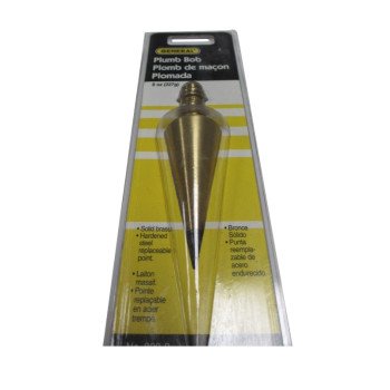 800-8 BRASS PLUMB BOB 8OZ     