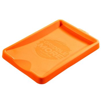 Blackstone 5097 Spatula Mat with Hanger, 7 in L, 10-3/4 in W, Silicone, Orange