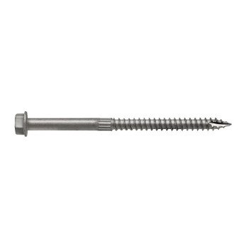 Simpson Strong-Tie Strong-Drive SDS SDS25312MB Connector Screw, 3-1/2 in L, Serrated Thread, Hex Head, Hex Drive