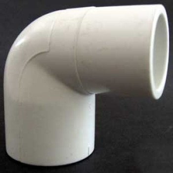 Xirtec 140 435548 Street Pipe Elbow, 1-1/2 in, Spigot x Socket, 90 deg Angle, PVC, White, SCH 40 Schedule