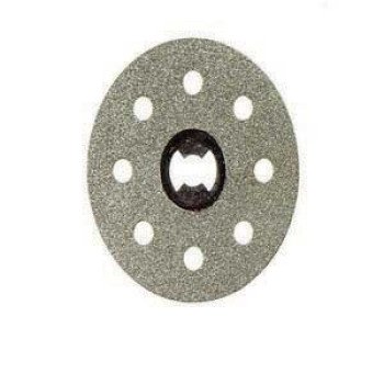 Dremel EZ Lock Series EZ545 Cutting Wheel, 1-1/2 in Dia, 0.023 in Thick, 1/8 in Arbor, Diamond Abrasive