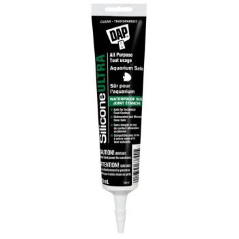 DAP 7079874325 Ultra Multi-Purpose Sealant, Clear, 24 hr Curing, -37 to 60 deg C, 82 mL Tube