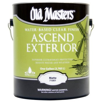 Old Masters Ascend Exterior 71001 Exterior Finish, Matte, Liquid, 1 gal