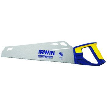 Irwin 1773465 Handsaw, 15 in L Blade, 11 TPI, Steel Blade, Comfort-Grip Handle, Resin Handle