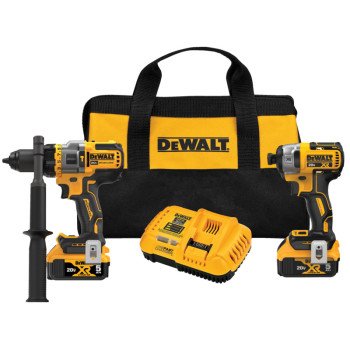 DeWALT 20V MAX DCK2100P2 Combination Kit, Battery Included, 20/60 V, 2-Tool, Lithium-Ion Battery