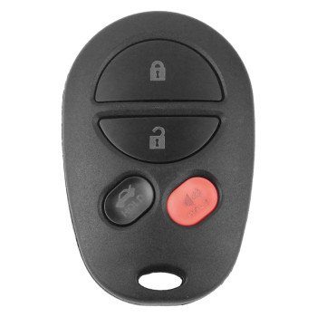 Hy-Ko 19TOY803S Fob Shell, For: Toyota Vehicles, 4-Button, 3-3/4 in L x 2 in W x 3/4 in D Dimensions