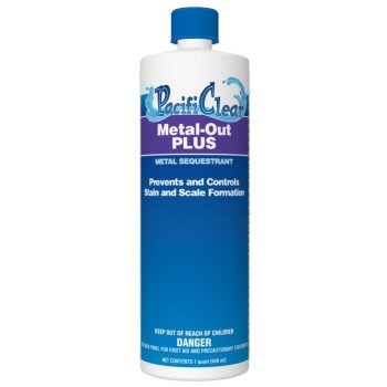 PacifiClear F066001012PC Metal Out Plus Chemical, 1 qt Bottle, Liquid