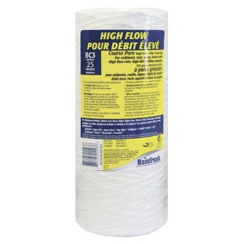 Rainfresh BC Series BC3 Filter Cartridge, 25 um Filter, Polypropylene Filter Media