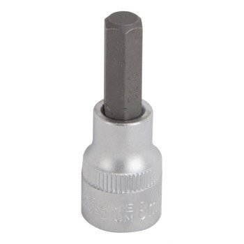 Vulcan 3506007521 Hex Bit Socket, Chrome, 1-7/8 in OAL