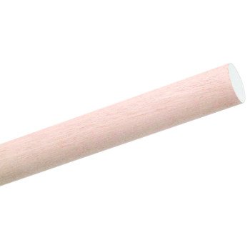 Waddell 6308UB Dowel Rod, 1/2 in Dia, 36 in L, Hardwood