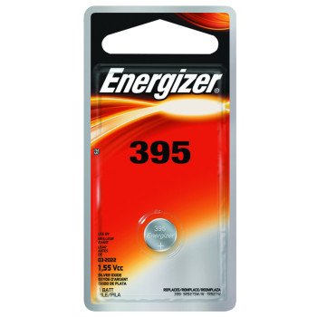 Energizer 395BPZ Coin Cell Battery, 1.5 V Battery, 51 mAh, 395 Battery, Silver Oxide