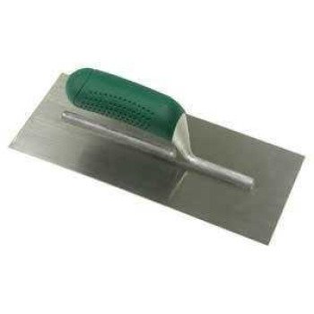 Richard PC-111 Finishing Trowel, 11 in L Blade, 4-1/2 in W Blade, HCS Blade, Ergonomic Handle, Rubber Handle