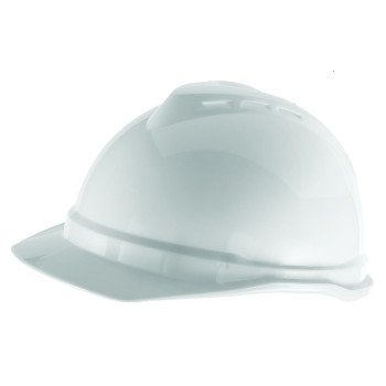 Safety Works 280-HP241RV-01 Cap Style Hard Hat, 6-1/4 in L x 11.38 in W, 4-Point Quick-Release Suspension, White