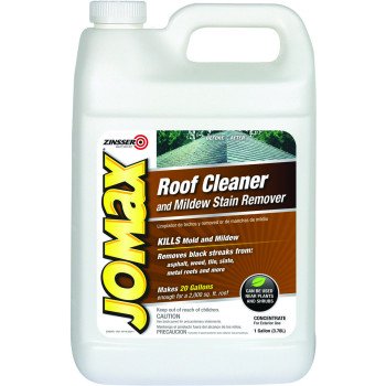 JOMaX 60701 Roof Cleaner and Mildew Stain Remover, 1 gal, Liquid, Solvent