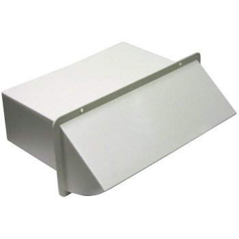 Lambro 1170W Wall Cap, Plastic, White, For: 10 x 3-1/4 in Hoods