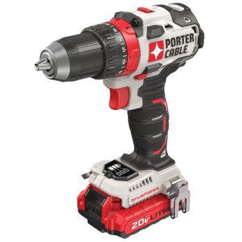 Porter-Cable PCCK607LB Drill/Driver Kit, Battery Included, 20 V, 1/2 in Chuck, Ratcheting Chuck