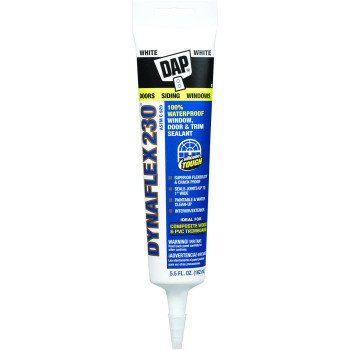 DAP 18860 Premium Sealant, Clear, 1 day Curing, 40 to 100 deg F, 5.5 oz Squeeze Tube