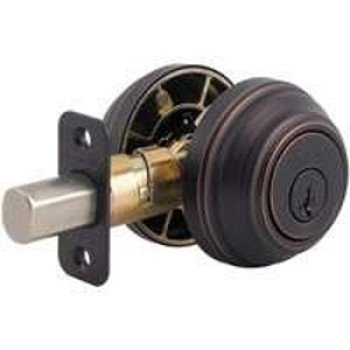 Kwikset 98511PSMTCP Deadbolt, 1 Grade, Keyed Alike Key, Steel, Venetian Bronze, 2-3/8 x 2-3/4 in Backset, KW1, K4 Keyway