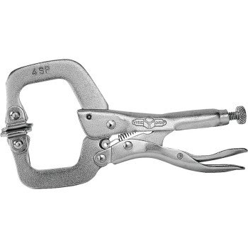 Irwin 165 C-Clamp, 300 lb Clamping, 1-5/8 in Max Opening Size, 1-1/4 in D Throat, Steel Body