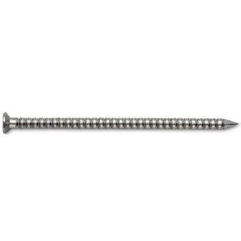 ProFIT 0241135S Siding Nail, 6D, 2 in L, 316 Stainless Steel, Checkered Brad Head, Ring Shank, 5 lb