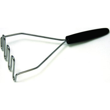 Chef Craft 12920 Potato Masher, Stainless Steel Head, Black Handle