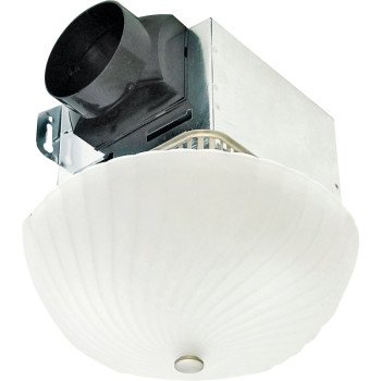 Air King AKLC70SNS Exhaust Fan, 1.6 A, 120 V, 70 cfm Air, 2.5 Sone sones, 4 in Duct