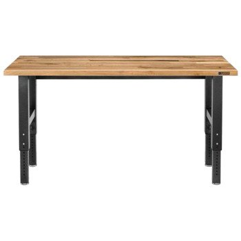 Gladiator GAWB06HWEG Workbench, 72 in OAW, 29 to 42 in OAH, 25 in OAD, 3000 lb, Granite/Hardwood Tabletop