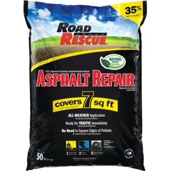 Road Rescue AP-50 Pre-Mixed Patch, Black, 50 lb Bag