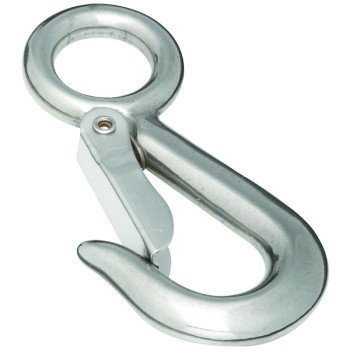 National Hardware 3164BC Series N262-360 Rigid Eye Snap, 330 lb Working Load, Stainless Steel